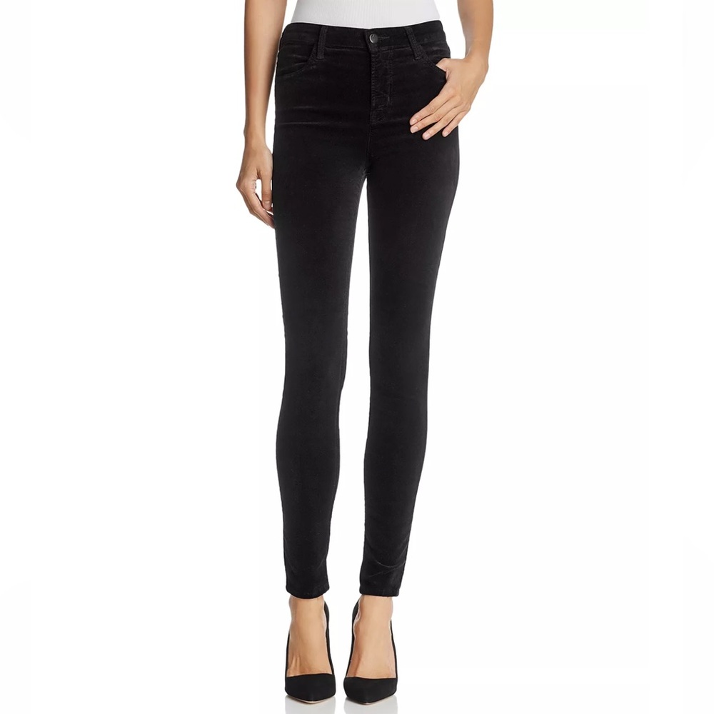 [J Brand] Maria Skinny Jean in Black Velvet